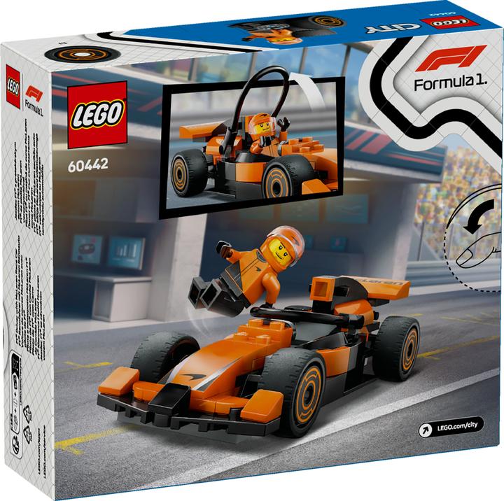 Actual product image LEGO F1 Rennfahrer mit McLaren Rennauto (60442, LEGO City)
