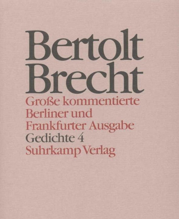 Image du produit Werke. Grosse kommentierte Berliner und Frankfurter Ausgabe. 30 Bände (in 32 Teilbänden) und ein (Allemand, Bertolt Brecht, 1993)