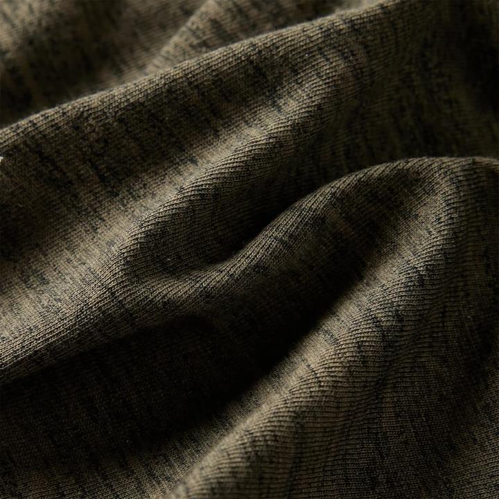 Immagine prodotto vidaXL Camicia da bambino a maniche lunghe color kaki scuro melange 128,Materiale: 80 (128)