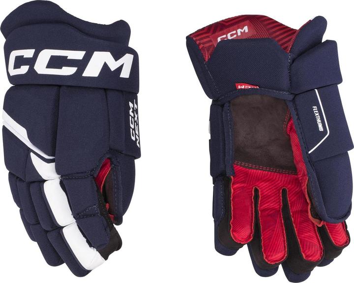 Immagine prodotto CCM NEXT JR Hockeyhandschuhe (Dunkelblau (Marineblau)/Weiss, JR 10"/25 cm) (10)