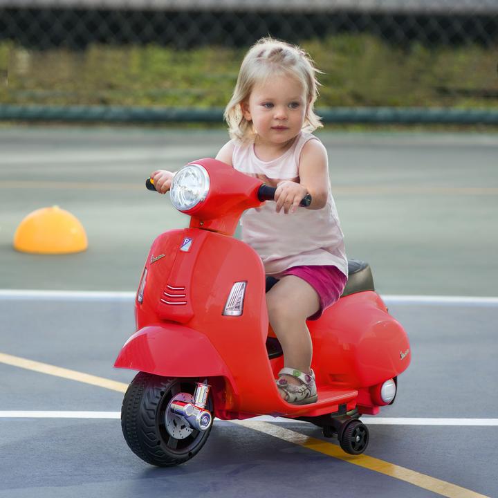 Actual product image Homcom Electric children's moped in Vespa style (6 V)