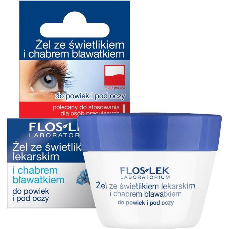 Floslek, Augenpflege, Eye Care (Gel, 10 ml)