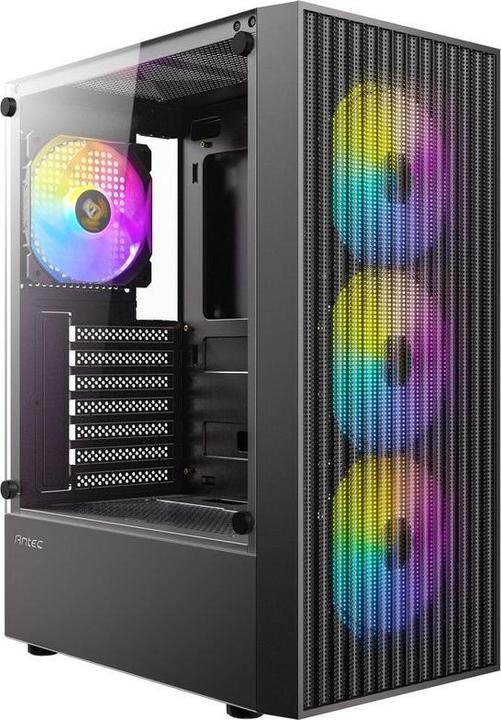 Actual product image Antec Boitier Moyen Tour Atx Ax27 Elite RGB Avec Panneau Vitré (Noir) (ATX, ITX, mATX)