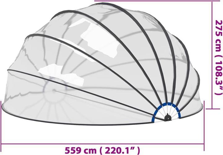 Actual product image vidaXL Poolüberdachung