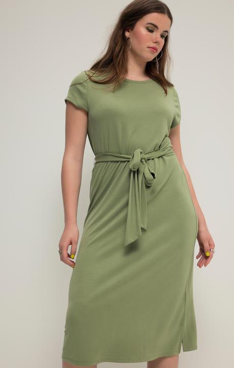 Produktbild Studio Untold Midikleid, A-Line, Jersey, Rundhals, Halbarm (50, 52)