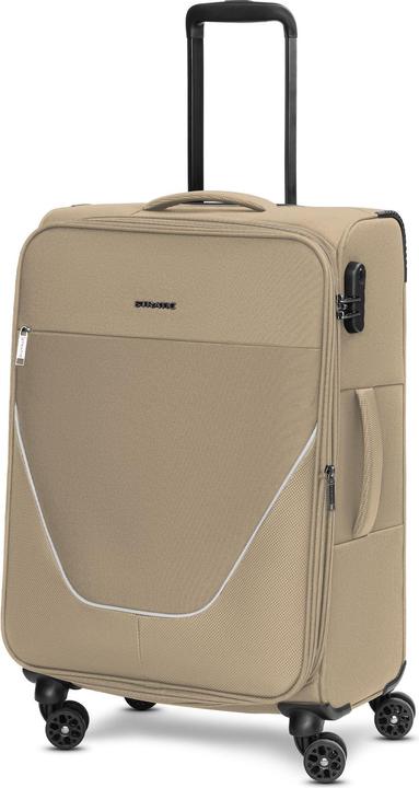 Produktbild Stratic taska 4-Rollen Trolley M 65 cm mit Dehnfalte (74 l, M (50 - 90l))