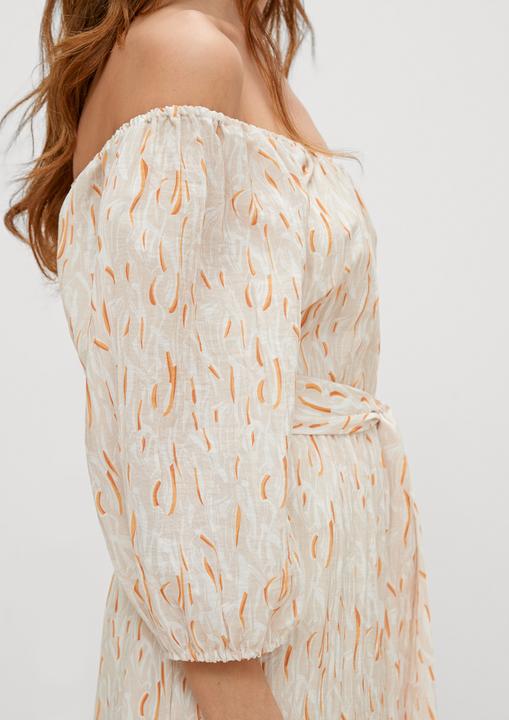 Produktbild Comma Kleid Stufenkleid mit Allover-Muster (38)