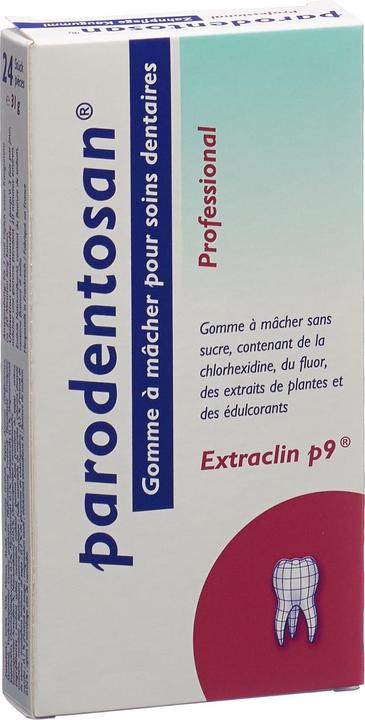 Immagine prodotto Parodentosan Gomma da masticare per la cura dei denti (24 Pezzo/i, Gomme, 47 g)