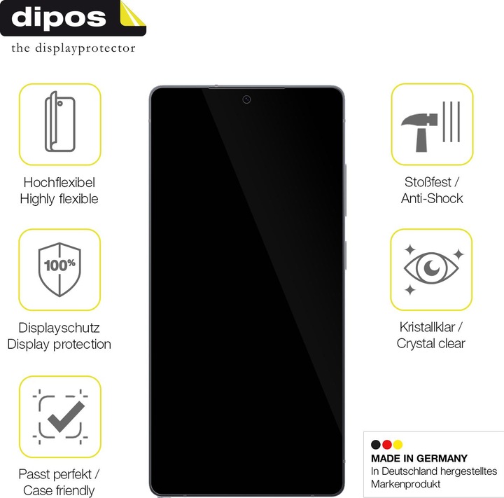 Produktbild Dipos 3D Full Cover Schutzfolie (1 Stück, Samsung Galaxy S25 Ultra)