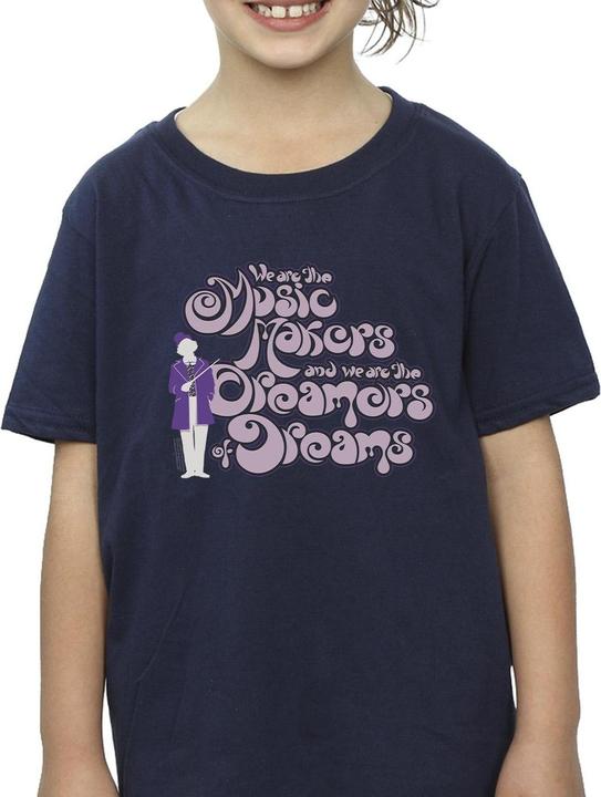 Produktbild Willy Wonka & the Chocolate Factory Dreamers Text TShirt Mädchen (128)
