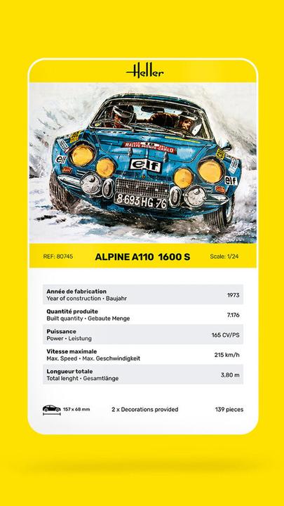 Produktbild Heller Alpine A110 (1600)