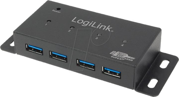 Produktbild LogiLink USB 3.0-Hub UA0149 (USB-A, 4 Ports)