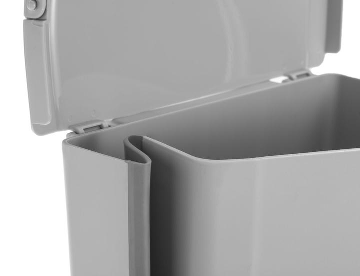 Actual product image Brunner Pillar Foldaway 8 l Waste Bin, Grey (8 l)