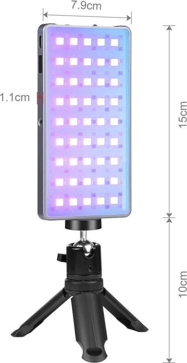 Actual product image Puluz PU633 Pocket RGB LED (Video light)