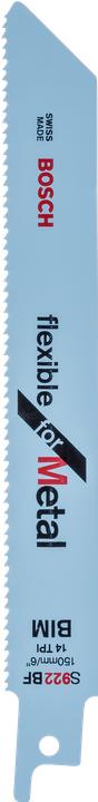 Bosch Zubehör Lame de scie sabre bimétal, S 922 BF Flexible for Metal