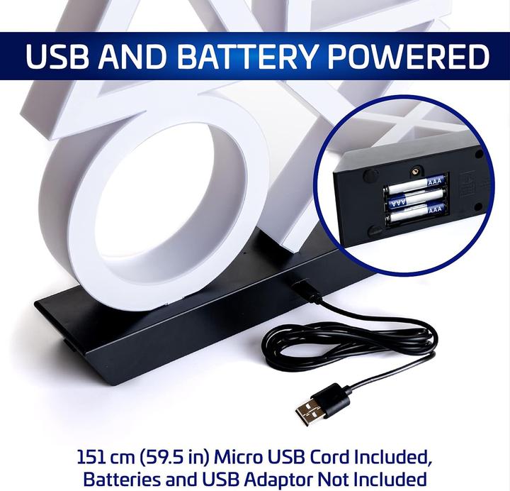 Produktbild Paladone Products PlayStation Icons XL Lampe (Blau) (PS5)