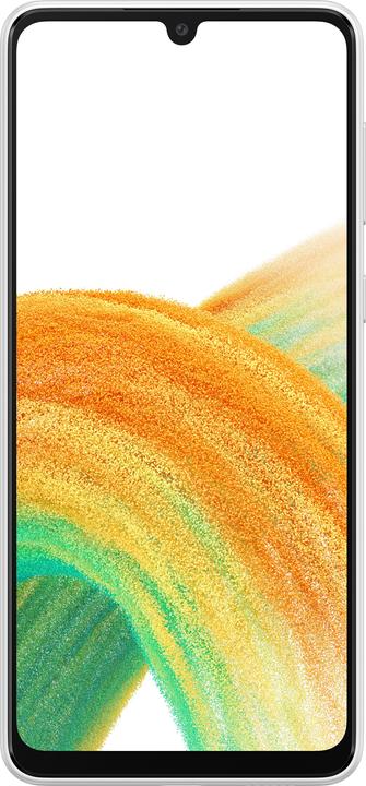 Actual product image Samsung Galaxy A33 5G (128 GB, Awesome White, 6.40", Dual SIM, 5G)