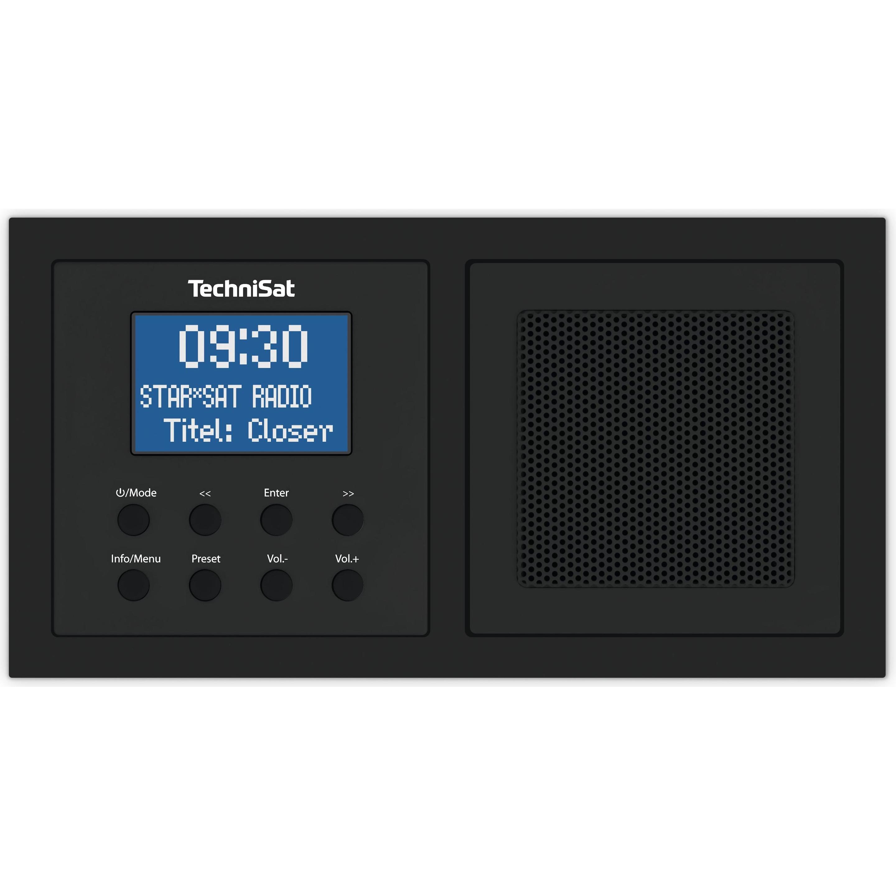 TechniSat DigitRadio UP 1 (DAB+, FM, Bluetooth), Radio, Schwarz