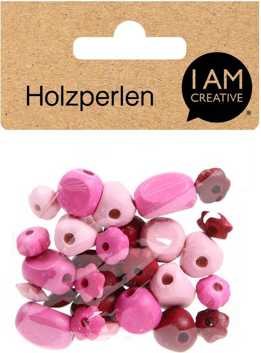 Produktbild I Am Creative Holzperlen Mischung