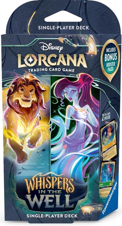 Actual product image GED Lorcana Starter Decks Sussurri nel Pozzo ENG (English, Booster display, Box Set & Collection)
