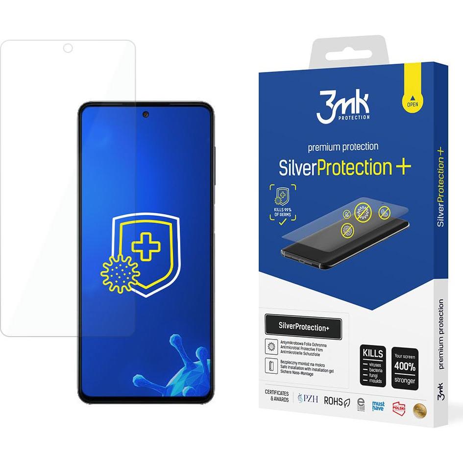 3MK Samsung Galaxy M52 5G - SilverProtection+ (1 Stück, Samsung Galaxy M52 5G), Smartphone Schutzfolie, Transparent