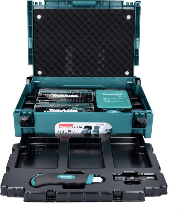 Produktbild Makita Set Bits + Bohrer im MAKPAC Koffer (25mm)