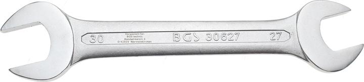 Actual product image BGS Double Open End Spanner 27 x 30 mm (27 mm, 30 mm)
