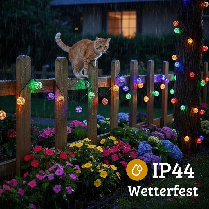 Produktbild Hermex Orientalische Deko 9.3m Marokkanische LED Solar Lichterkette (9.30 m)