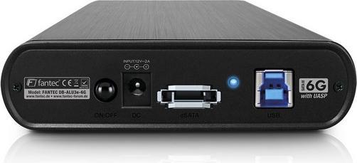 Produktbild Fantec DB-ALU3E-6G BLACK (3.5")