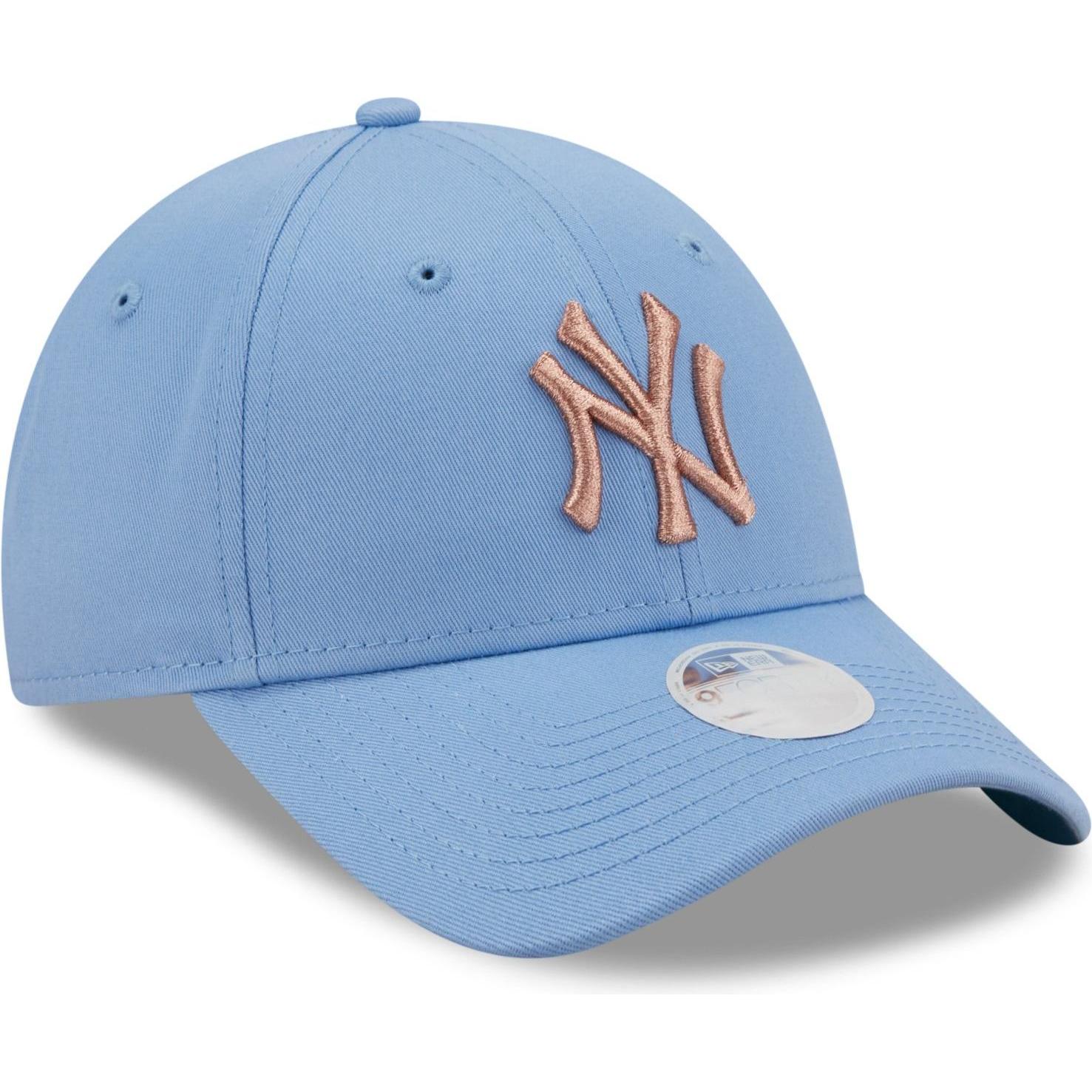 Thumbnail - New Era, Damen, Cap, 9Forty Metallic New York Yankees, Blau, (One Size)