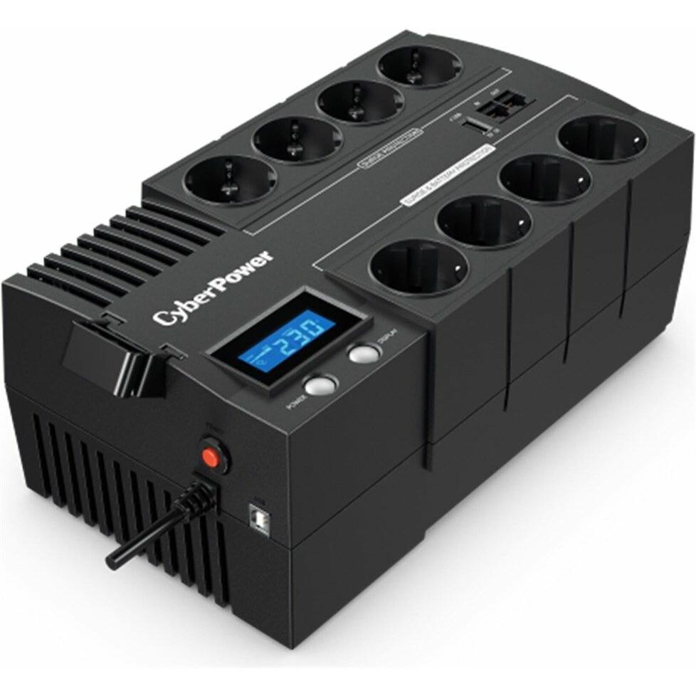 Cyberpower BR1200ELCD Line-Interactive USV 1200VA/720W GreenPower Energy Saving Technologie LCD USB 4+4 Schu... (1200 VA...