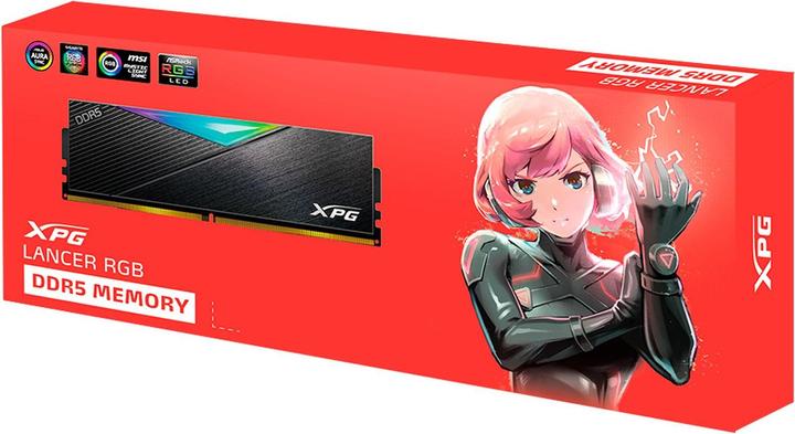 Produktbild Adata DIMM 32 GB DDR5-6400 (1x 32 GB) (schwarz, AX5U6400C3232G-CLABK, XPG Lancer, INTEL XMP, AMD EXPO) (1 x 32GB, 6400 MHz, DDR5-RAM, DIMM)