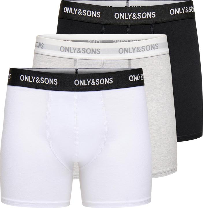 Produktbild Only & Sons Onsbasic Solid Boxer 3pack Noos (XL, 3er Pack)