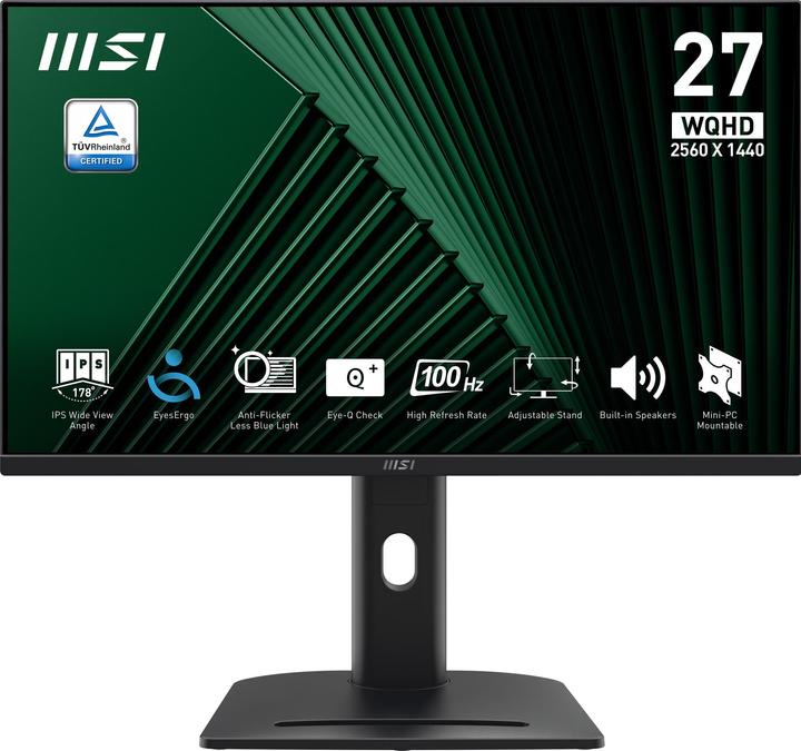 Actual product image MSI Pro MP275QPG (2560 x 1440 pixels, 27")