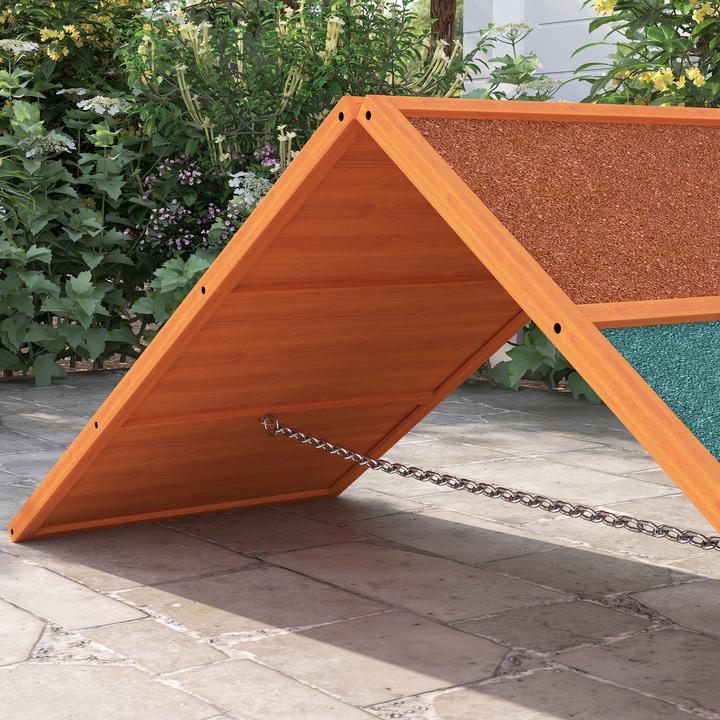 Immagine prodotto PawHut Hunde Agility Steg Tannenholz Orange (Destrezza)