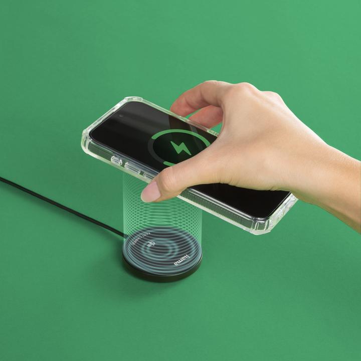 Actual product image Hama Induction charger 2500 mA Qi2 00201725 Outputs Induction charging standard (15 W)