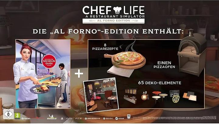 Actual product image Nacon Gaming Chef Life: A Restaurant Simulator - Al Forno Edition (Switch, DE)
