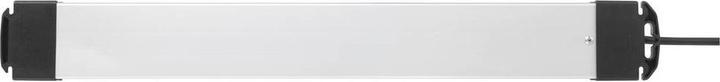 Actual product image Sygonix SY-6805674 Überspannungsschutz-Steckdosenleiste 6fach Schwarz, Silver Sc (6x, CEE 7/3)
