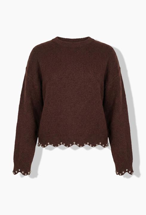Produktbild Studio Untold Pullover, Straight Shape, Perlennieten (50, 52)