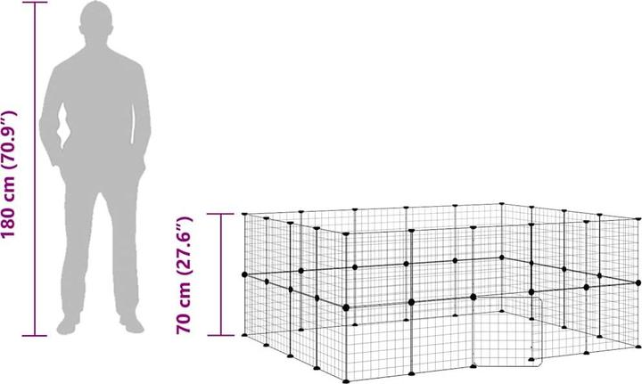 Produktbild vidaXL Haustierkäfig