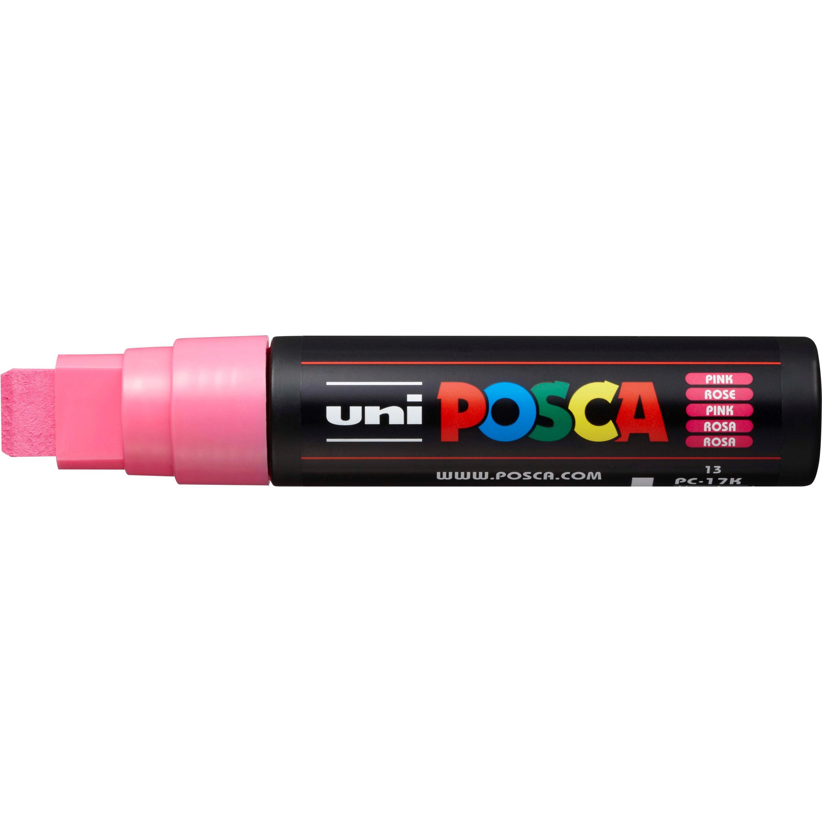 Posca, Marker, Marker PC-17K Rechteckspitze (Rosa, 15 mm, 1 x)