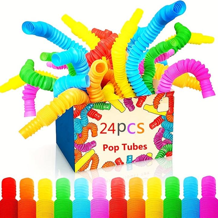 Activity Board 24pcs Popular sensory toys for children's fine motor skills and learning, children's decompression