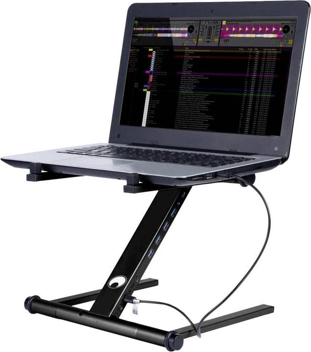 Immagine prodotto Omnitronic Supporto per laptop SLR-USB, con hub USB