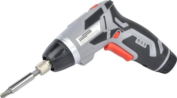 Produktbild Mannesmann Akkuschrauber 3,6 V inkl. Bitset 52-tlg. (Akkubetrieb)