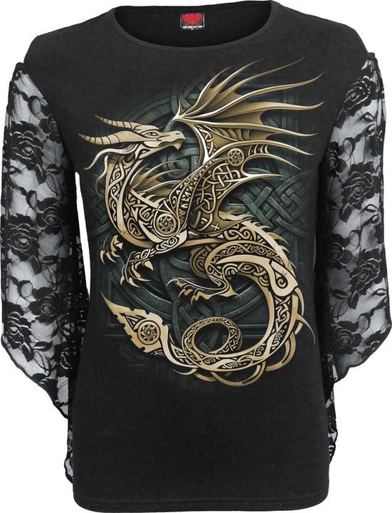 Produktbild Spiral Celtic Dragon TShirt Spitze (L)