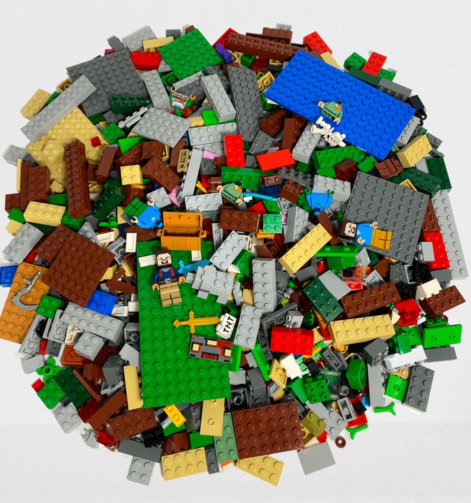 Produktbild LEGO Original Minecraft Mix - gemischte Steine - 50 Stueck (LEGO Zubehör)