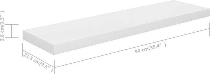 Actual product image vidaXL Wandregal (23.50 x 90 x 4 cm)