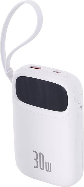 Image du produit Baseus QPow 2 10000mAh 30W powerbank (blanc) (10000 mAh, 30 W, 37 Wh)