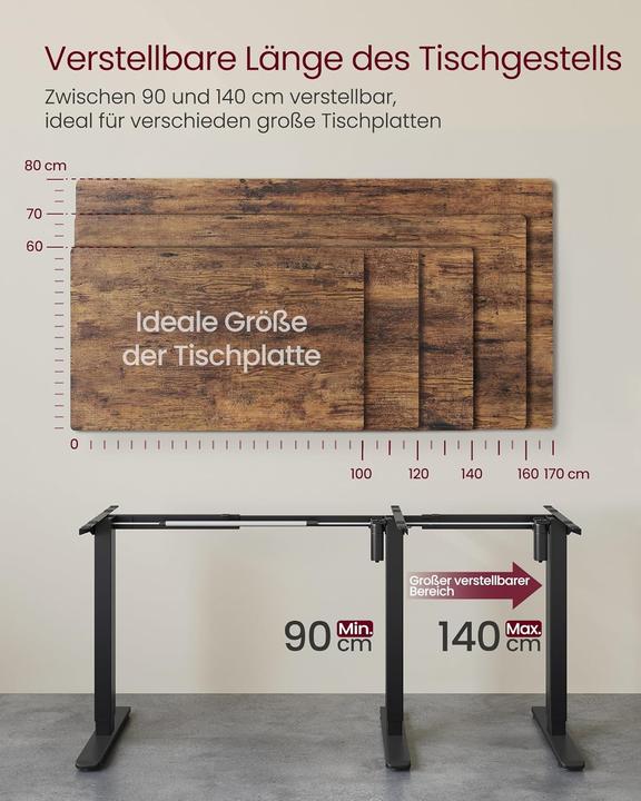 Image du produit Songmics Piètement de table