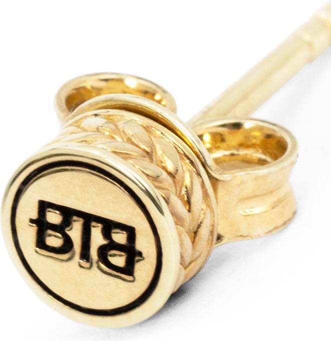 Immagine prodotto Buddha to Buddha Ohrstecker Barbara Logo Vergoldet Single Piece (Argento 925)